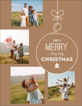 Show details for Holly Jolly - 5.5" x 4" Picture of Holly Jolly - 5.5" x 4"