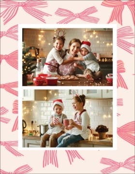 Show details for Striped Bow - 5.5" x 4" Picture of Striped Bow - 5.5" x 4"