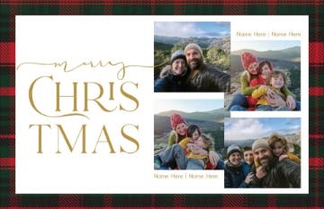 Show details for Christmas Plaid - 6" x 9" Picture of Christmas Plaid - 6" x 9"