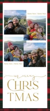 Show details for Christmas Plaid - 8" x 4" Picture of Christmas Plaid - 8" x 4"
