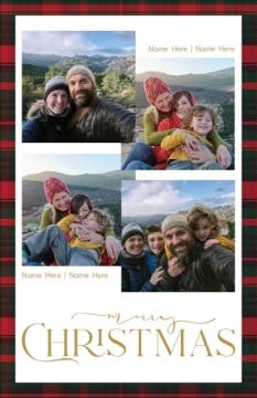 Show details for Christmas Plaid - 9" x 6" Picture of Christmas Plaid - 9" x 6"