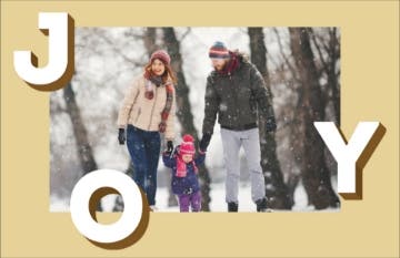 Picture of Snowy Joy - 4.6" x 7.2"