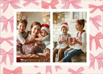 Picture of Striped Bow - 4.6" x 7.2"