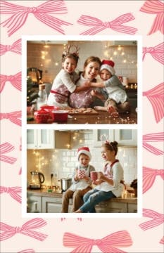 Picture of Striped Bow - 7.2" x 4.6"