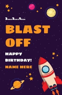 Picture of Birthday Foam Board 10 - 17x11