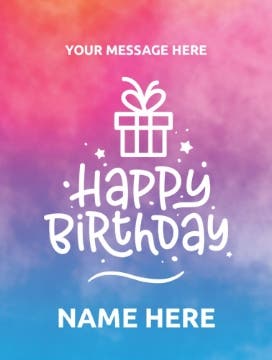 Picture of Birthday Foam Board 2 - 24x18