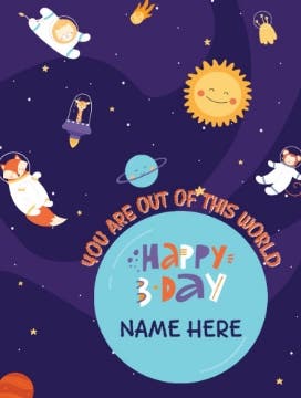 Picture of Birthday Foam Board 7 - 24x18