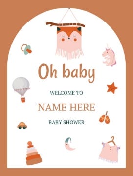 Picture of Baby Shower Foam Board 3 - 24x18
