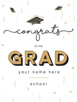 Picture of Graduation Foam Board 7 - 24x18