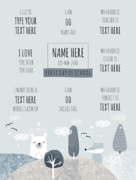 Picture of Back to School Foam Board 3 - 24x18