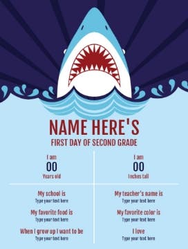 Picture of Back to School Foam Board 5 - 24x18