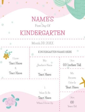 Picture of Back to School Foam Board 8 - 24x18