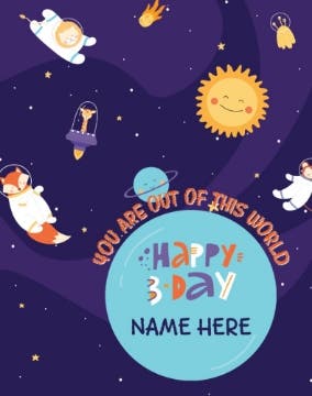 Picture of Birthday Foam Board 7 - 28x22