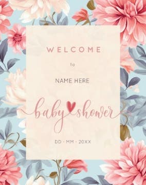 Picture of Baby Shower Foam Board 1 - 28x22