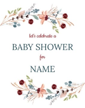 Picture of Baby Shower Foam Board 4 - 28x22