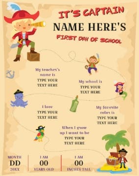 Picture of Back to School Foam Board 4 - 28x22