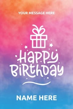 Picture of Birthday Foam Board 2 - 36x24