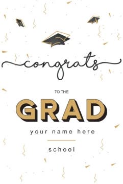 Picture of Graduation Foam Board 7 - 36x24