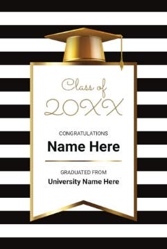 Picture of Graduation Foam Board 10 - 36x24