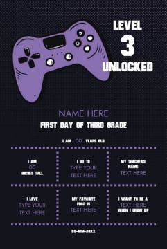 Picture of Back to School Foam Board 1 - 36x24