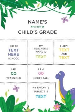 Picture of Back to School Foam Board 9 - 36x24