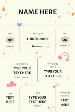 Picture of Back to School Foam Board 10 - 36x24