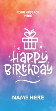 Picture of Birthday Foam Board 2 - 48x24