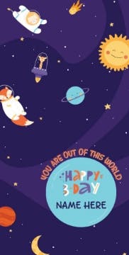 Picture of Birthday Foam Board 7 - 48x24