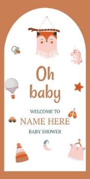 Picture of Baby Shower Foam Board 3 - 48x24