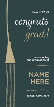 Picture of Graduation Foam Board 4 - 48x24
