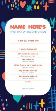 Picture of Back to School Foam Board 6 - 48x24