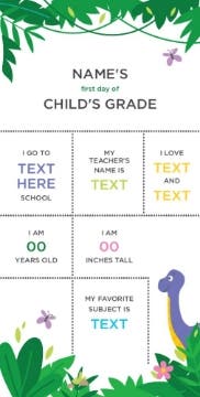 Picture of Back to School Foam Board 9 - 48x24