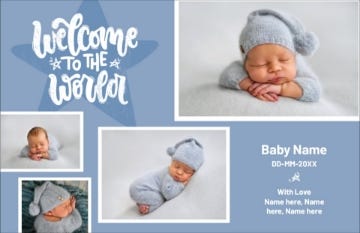 Picture of Welcome to the World - 4.6" x 7.2"