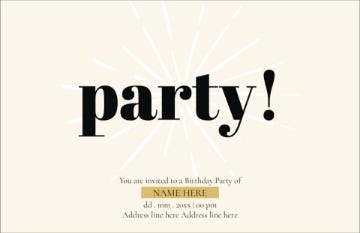 Picture of The Party Edit - 4.6" x 7.2"