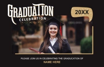 Picture of Cap & Gown Celebration - 4.6" x 7.2"
