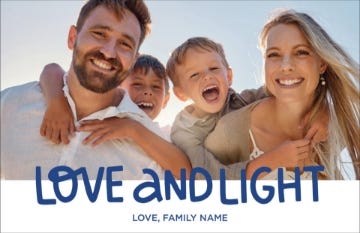 Picture of Love & Light - 4.6" x 7.2"