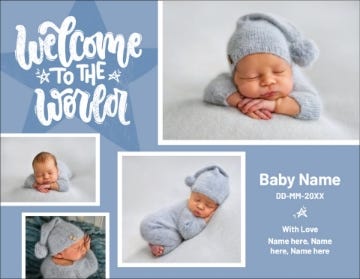 Picture of Welcome to the World - 4" x 5.5"
