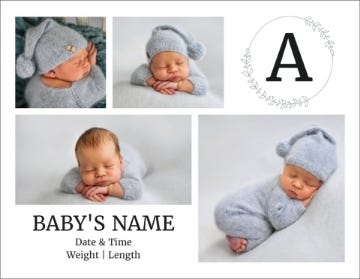 Picture of Classic Monogram - 4" x 5.5"