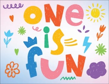 Picture of One Is Fun - 4" x 5.5"