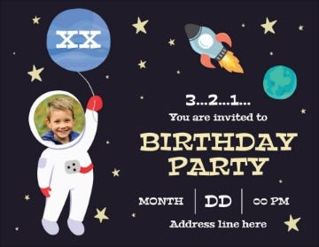 Picture of Planet Party - 4" x 5.5"