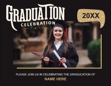 Picture of Cap & Gown Celebration - 4" x 5.5"