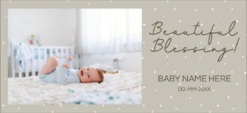 Picture of Beautiful Blessings - 4" x 8"