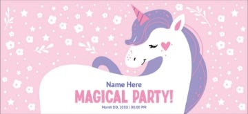 Picture of Magic Unicorn - 4" x 8"