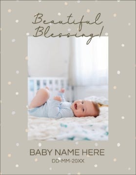 Picture of Beautiful Blessings - 5.5" x 4"