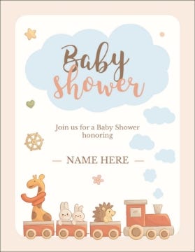 Picture of Baby Shower Express - 5.5" x 4"