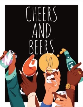 Picture of Cheers And Beers - 5.5" x 4"