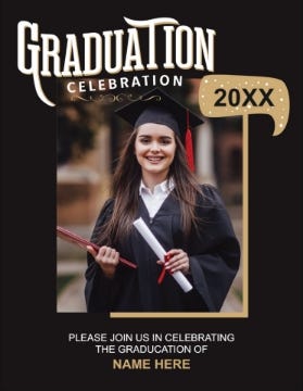 Picture of Cap & Gown Celebration - 5.5" x 4"