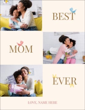 Picture of Best Mom Ever - 5.5" x 4"