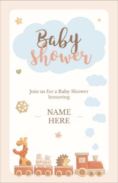 Picture of Baby Shower Express - 9" x 6"