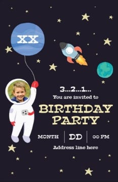 Picture of Planet Party - 9" x 6"